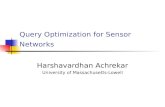 Query optimization for_sensor_networks