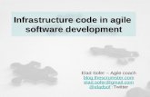 Infrastructure code in Agile software development