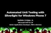 Automated Unit Testing in Silverlight for Windows Phone 7
