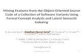 Mining Features from the Object-Oriented Source Code of a Collection of Software Variants Using Formal Concept Analysis and Latent Semantic Indexing