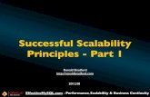 Successful Scalability Principles - Part 1
