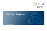 OSGi Best Practices - Tim Ward