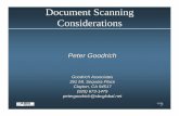 January 2006 Document Scanning Considerations Presentation