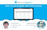 How to successfully sell cloud backup
