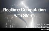 Realtime Computation with Storm