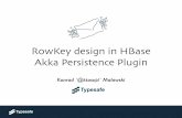 HBase RowKey design for Akka Persistence