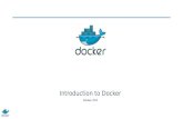 Intro to Docker October 2013