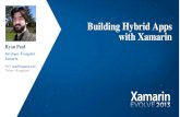 Building hybrid apps with Xamarin, Ryan Paul