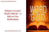 Object Lesson: God’s Word – a Mirror for Reflection
