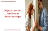 Object Lesson: Tension in Relationships