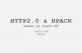 HTTP2 & HPACK #pyfes 2013-11-30