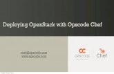 Austin OpenStack Meetup: Chef and OpenStack