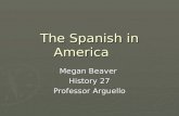 The spanish in america