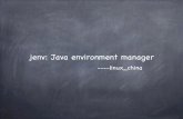 Jenv: Java Environment Manager