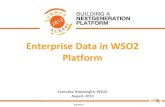 Enterprise data in the WSO2 platform