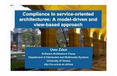 Choose'10: Uwe Zdun - Compliance in service-oriented architectures: A model-driven and view-based approach