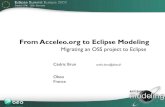 From Acceleo.org To Eclipse Modeling