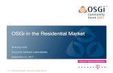 OSGi in the Residential Market - Andreas Kraft