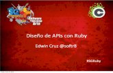 Diseño de APIs con Ruby