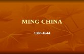 Ming China intro
