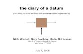 the diary of a datum the diary of a datum