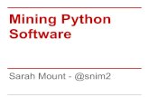 Mining python-software-pyconuk13