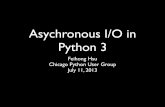 Asynchronous I/O in Python 3
