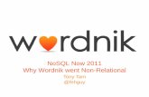 What Drove Wordnik Non-Relational?