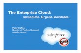 The Enterprise Cloud: Immediate. Urgent. Inevitable.