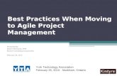 Best Practices When Moving To Agile Project Management