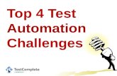 Top 4 Test Automation Challenges