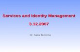 Services And Identity Management
