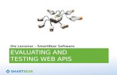 Evaluating and Testing Web APIs
