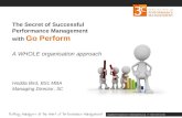 The secret of succesful Appraisals &  Performance Management