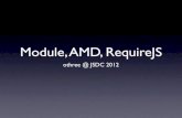Module, AMD, RequireJS