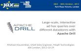 Large scale, interactive ad-hoc queries over different datastores with Apache Drill - Michael Hausenblas (MapR technologies)
