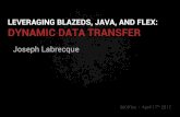 Leveraging BlazeDS, Java, and Flex: Dynamic Data Transfer