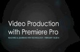 Video Production with Premiere Pro