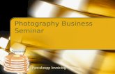 Photography business seminar