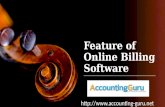 Feature of Online Billing Software