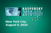 Kaspersky North American Virus Analyst Summit