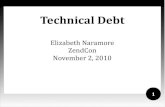 ZendCon 2010 Technical Debt