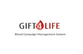 Gift 4 life v 1.1 (Blood Camp Management System)
