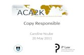 Copy Responsible:  copyright relevance for South African teachers and librarians