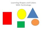 Learning colors and shapes