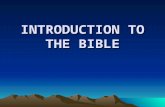 6    Intro To Bible