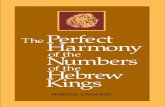 The Perfect Harmony of the Numbers of the Hebrew Kings