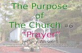 The Purpose of The Church #6 “Prayer”