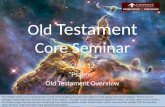 Session 12 Old Testament Overview - Psalms