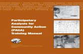 Participatory Analysis for Community Action (PACA) Training Manual